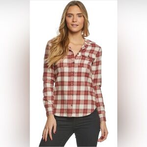 Billabong Venture Out Long Sleeve Flannel Shirt Sienna Medium | Size Small